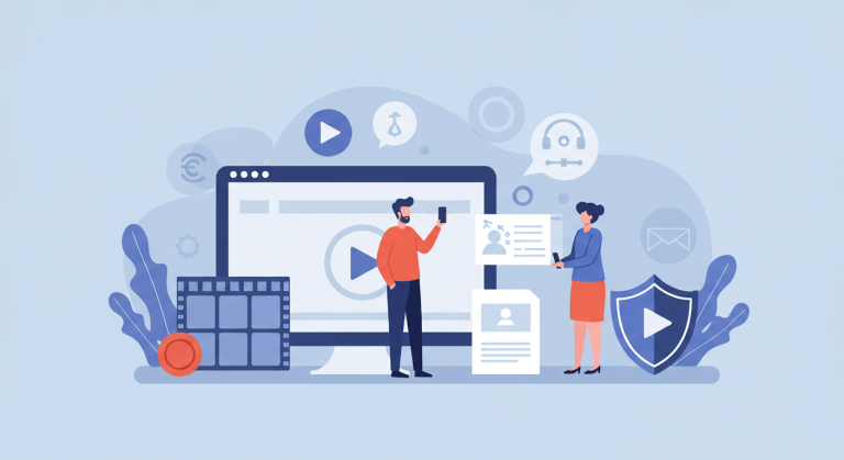 安全なアダルト動画の選び方を解説するイメージ図