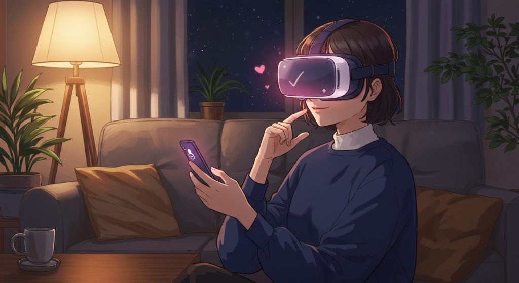VRゴーグルとアカウント